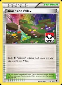 Dimension Valley card in English