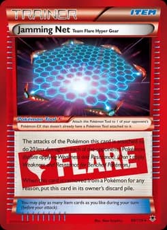 Jamming Net Team Flare Hyper Gear card in English