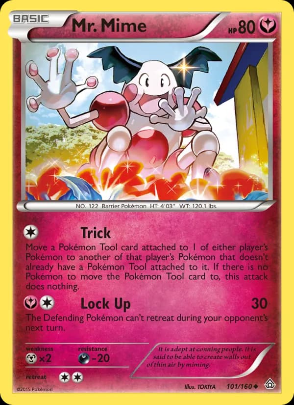 Mr. Mime card in English