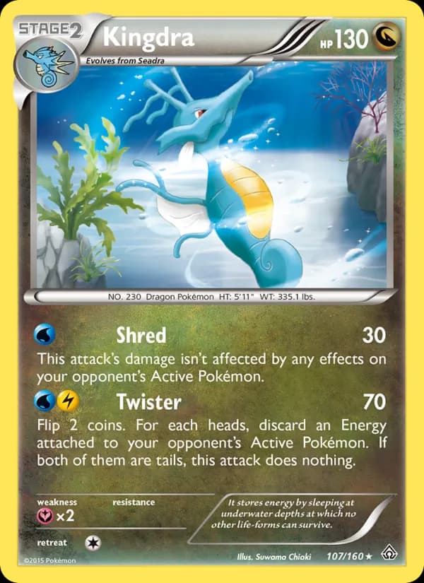 Kingdra card in English
