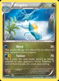 Kingdra card in English