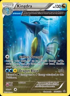 Kingdra card in English