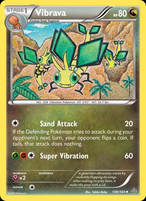 Vibrava card in English