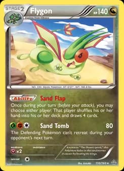 Flygon card in English