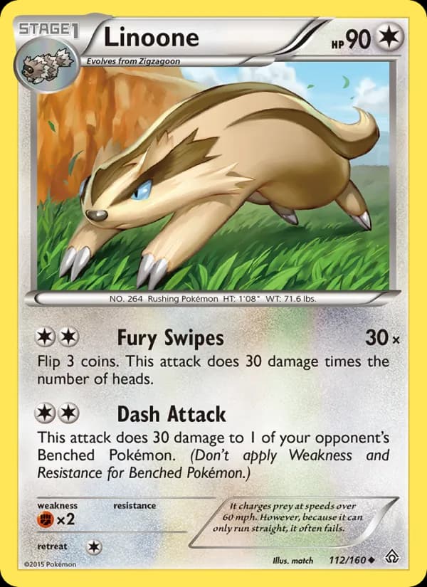 Linoone card in English