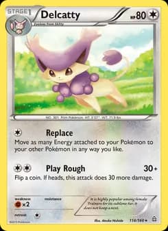 Delcatty card in English