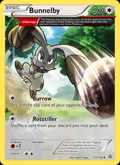 Bunnelby card in English