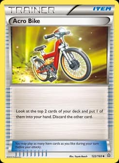 Acro Bike card in English