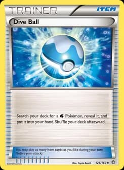 Dive Ball card in English