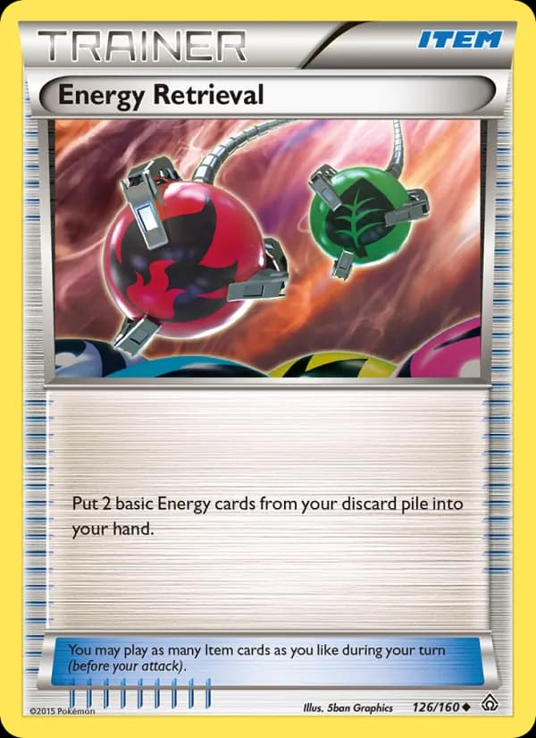 Energy Retrieval card in English