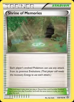 Shrine of Memories card in English