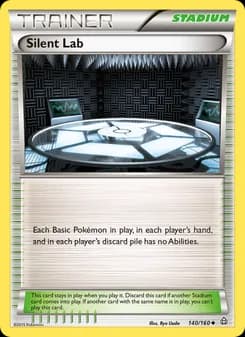 Silent Lab card in English