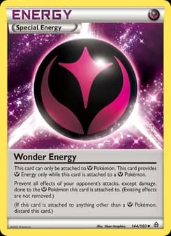 Wonder Energy card in English