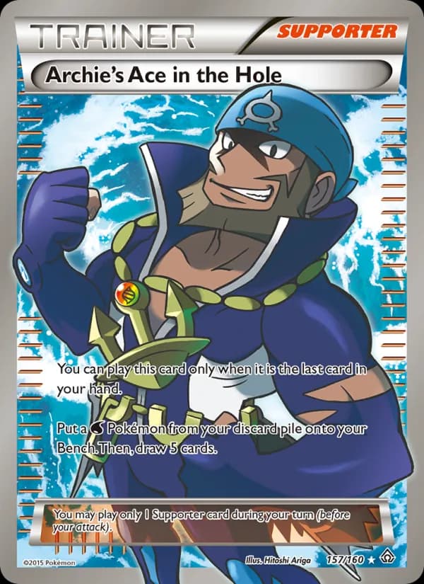 Archie's Ace in the Hole card in English