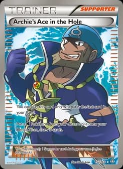 Archie's Ace in the Hole card in English