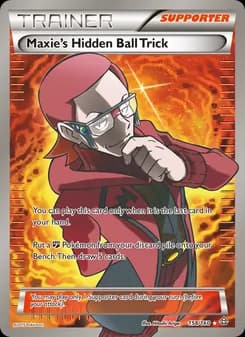 Maxie's Hidden Ball Trick card in English
