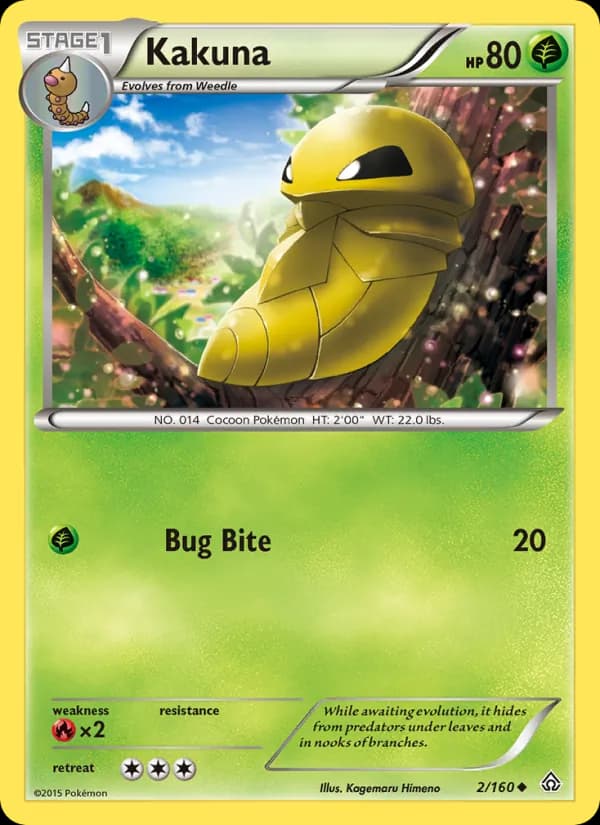 Kakuna card in English