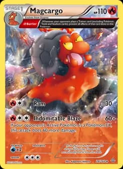 Magcargo card in English