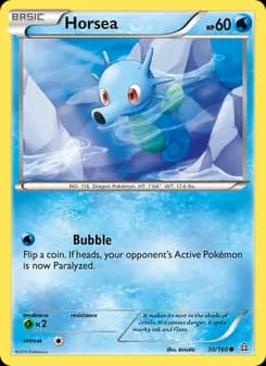Horsea card in English