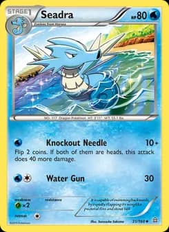 Seadra card in English