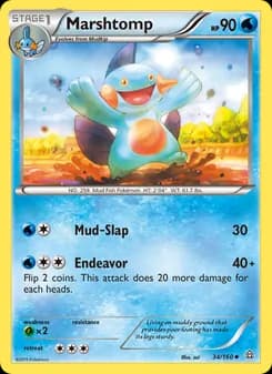 Marshtomp card in English