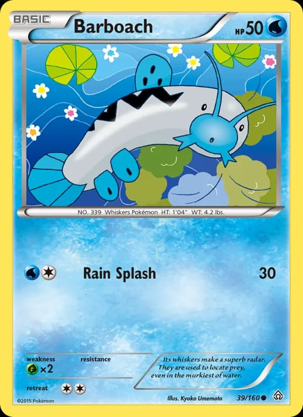 Barboach card in English