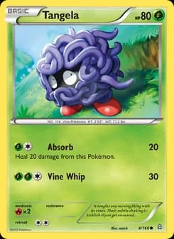 Tangela card in English