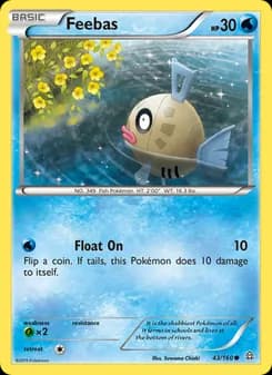 Feebas card in English