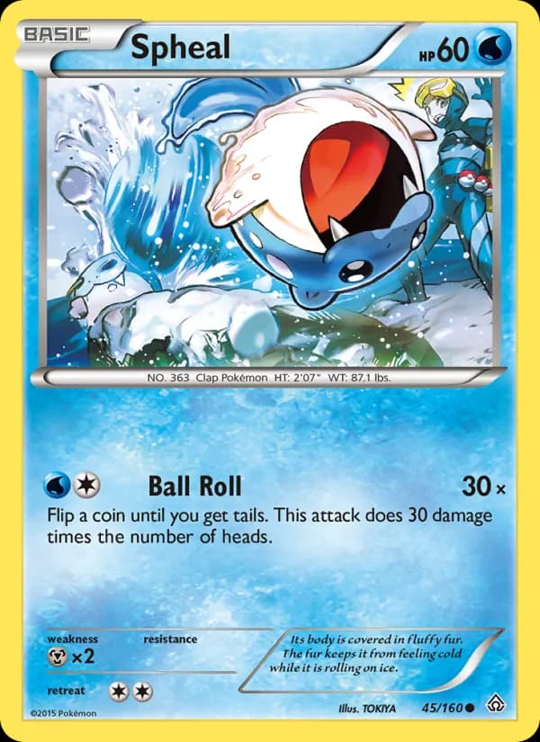 Spheal card in English