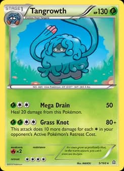 Tangrowth card in English