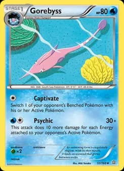 Gorebyss card in English