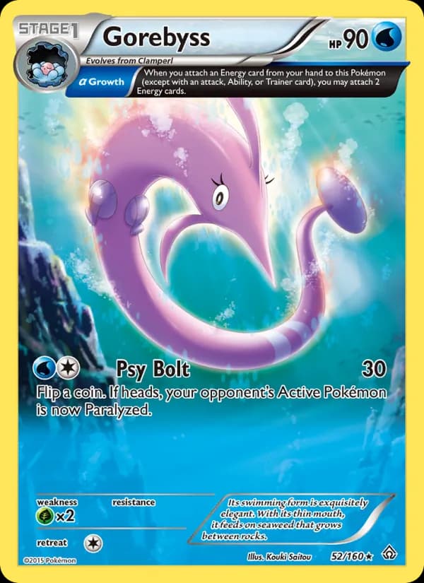 Gorebyss card in English