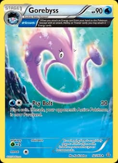 Gorebyss card in English