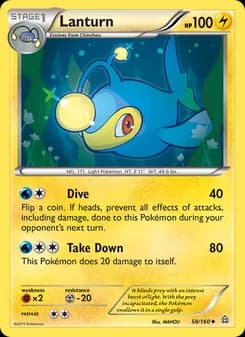 Lanturn card in English