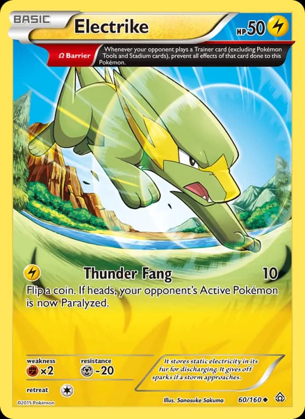 Electrike card in English