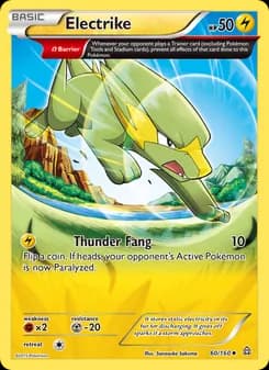 Electrike card in English