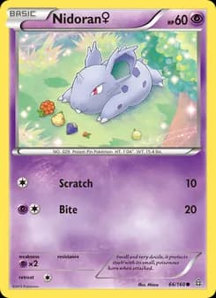 Nidoran♀ card in English