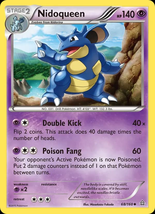 Nidoqueen card in English