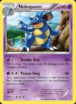 Nidoqueen card in English