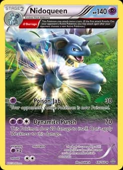 Nidoqueen card in English
