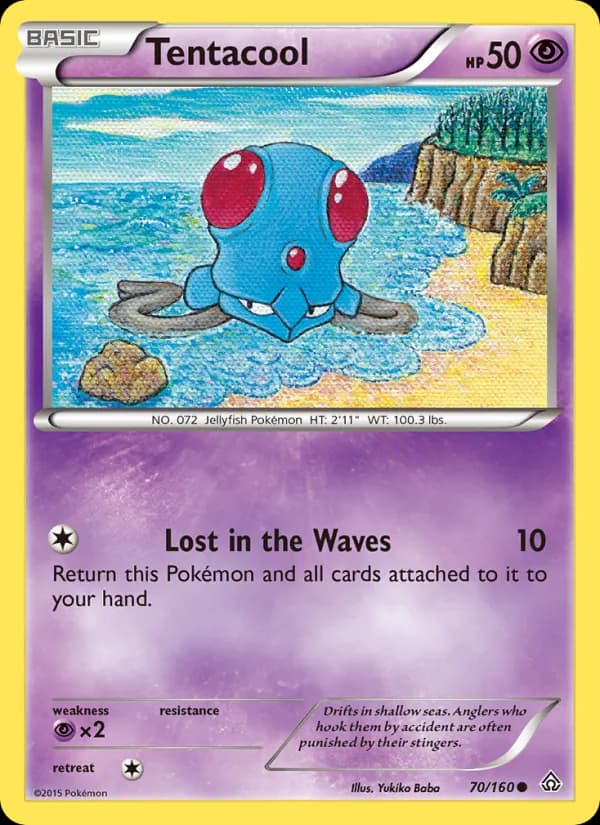 Tentacool card in English