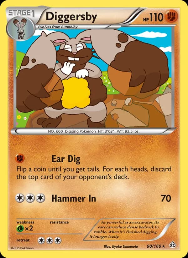Diggersby card in English