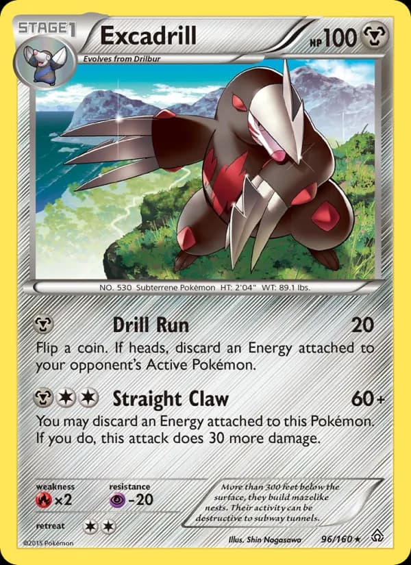 Excadrill card in English