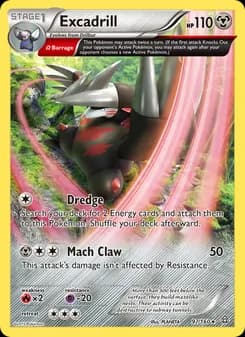 Excadrill card in English