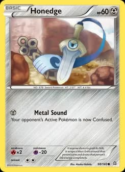 Honedge card in English