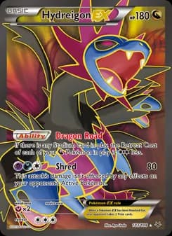 Hydreigon EX card in English