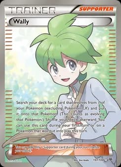 Wally card in English