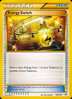 Energy Switch card in English