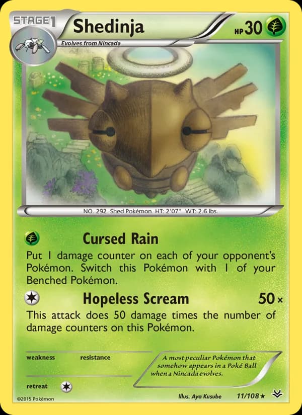 Shedinja card in English