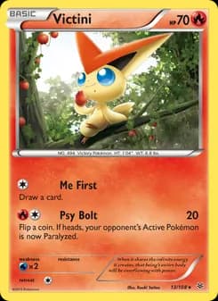 Victini card in English